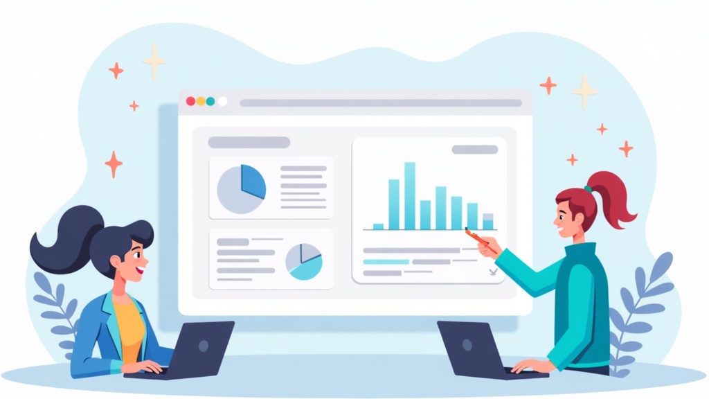 Cartoon illustration of MCP Apps running inside a chat UI